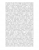 Este artículo tiene como objetivo entregar una visión general del estado de la educación en Chile en el año 2006