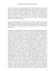 SÍNDROMES CORONARIOS AGUDOS. Página 1