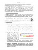 UNIDAD II: ADMINISTRACIÓN DE RIESGOS. MANEJO Y MÉTODOS GENERALES DE RESOLUCIÓN DE RIESGOS.