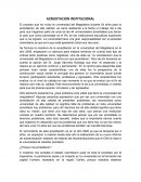 COMO SE DA LA ACREDITACION INSTITUCIONAL