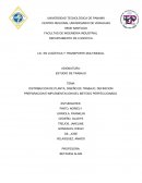 DISTRIBUCION DE PLANTA, DISEÑO DE TRABAJO, DEFINICION PREPARACION E IMPLEMENTACION DEL METODO PERFECCIONADO