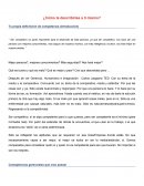 ¿Cómo te describirías a ti mismo?