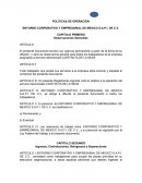 POLITICAS DE OPERACIÓN ENTORNO CORPORATIVO Y EMPRESARIAL DE MEXICO S.A.P.I. DE C.V.