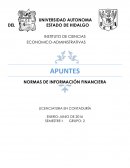 APUNTES NORMAS DE INFORMACIÓN FINANCIERA