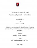 Diseño e Implementación de un Sistema Domótico para control y monitoreo de consumo energético con Arduino