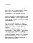 Resumen La internacionalización como objetivo explícito en la visión y misión declaradas de las 500 empresas más grandes en Colombia.