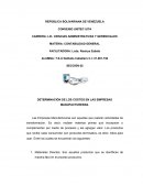 DETERMINACIÓN DE LOS COSTOS EN LAS EMPRESAS MANUFACTURERAS