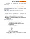 Medidas de Mitigación a Inspección Ambiental