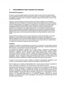 PROCEDIMIENTO PARA TRAZADO DE VARIANTE