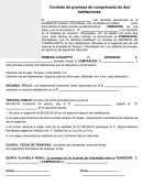 Contrato de promesa de compraventa de dos habitaciones