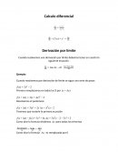 Calculo diferencial Derivación por límite