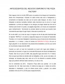 ANTECEDENTES DEL NEGOCIO EMPORIO’S THE PIZZA FACTORY