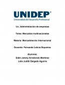 Aportacion semanal. Mercados multinacionales