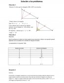 Solución a problemas de geometria