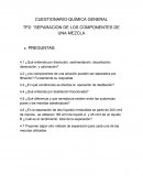 Separación de componentes de una mezcla