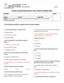 PRUEBA LECTURA DOMICILIARIA 4° BCO: AMIGO SE ESCRIBE CON H