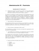 Administración III – Fascículos