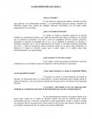 LA SEGURIDAD PRIVADA TEMA 3 ¿Qué es el Estado?