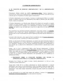 EL CONCEPTO DE DERECHO ADMINISTRATIVO Y DE LA ADMINISTRACIÓN PÚBLICA