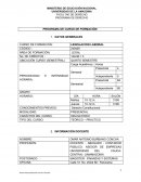 PROGRAMA DE CURSO DE FORMACIÓN