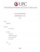 PLAN DE MARKETING JARDINES DE LA PAZ