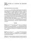 Queja disciplinaria contra conciliador