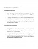 TIPOS DE EQUIPOS Tipos de equipos inmersos en trabajo intelectual