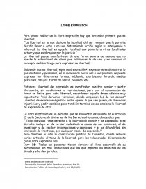 LIBRE EXPRESION. Página 1