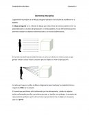 Geometría Descriptiva La geometría descriptiva es el dibujo ortogonal aplicado a la solución de problemas en el espacio