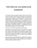HISTORIA DE LOS DERECHOS HUMANOS
