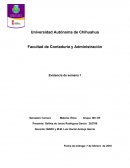 Facultad de Contaduría y Administración Evidencia de semana 1