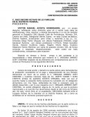 CONTROVERCIA DEL ORDEN FAMILIAR ALIMENTOS POR COMPARECENCIA