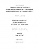INFORME (TALLER) UTILIDAD DE LA ESCALA DE CONNERS EN LA IDENTIFICACIÓN DE SÍNTOMAS DE DÉFICIT DE ATENCIÓN E HIPERACTIVIDAD EN NIÑOS Y NIÑAS CON RETASO MENTAL