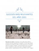 Sucesos mas relevantes del 2001 en Argentina