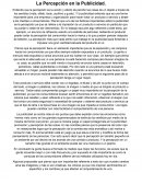 La Percepción en la Publicidad