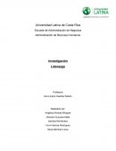 Administración de Recursos Humanos Investigación Liderazgo