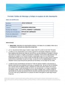 Estilos de liderazgo y trabajo en equipos de alto desempeño