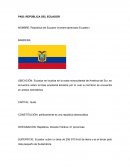 TEORÍA DEL ESTADO - DESCRIPCIÓN -PAÍS ECUADOR