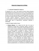 Atención Integral de la Niñez