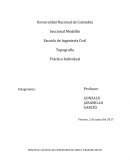 PRACTICA: CÁLCULO DE CANTIDADES DE AREA Y TRAZADO DE UN ALCANTARILLADO