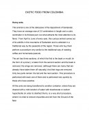 EXOTIC FOOD FROM COLOMBIA