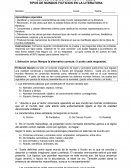 GUIA DE TRABAJO TIPOS DE MUNDOS FICTICIOS EN LA LITERATURA