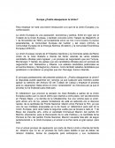 Europa ¿Podría desaparecer la Unión?