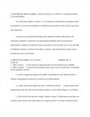 DESCRIPCION BREVE SOBRE LA RELACION DE LA CIENCIA Y EL BINESTAR DE LA HUMANIDAD