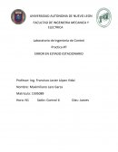 ERROR EN ESTADO ESTACIONARIO