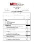 TRABAJO DEL TERCER PERIODO Lista de Cotejo de Informática II