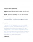 Estructura para elaborar el informe de lectura