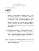 CONTRATACIÓN INTERNACIONAL. La sociedad INGENIEROS AGILES SAS