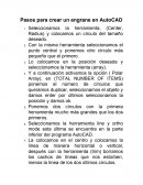 Seleccionamos la herramienta, (Center, Radius) y colocamos un círculo del tamaño deseado.