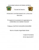 El impacto de la sociedad civil organizada en la problemática de la realidad mexicana